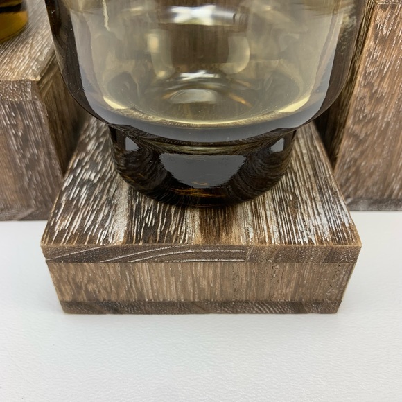 Vintage Libbey Tawny Smoke Brown Glass Tumblers. - Picture 8 of 8